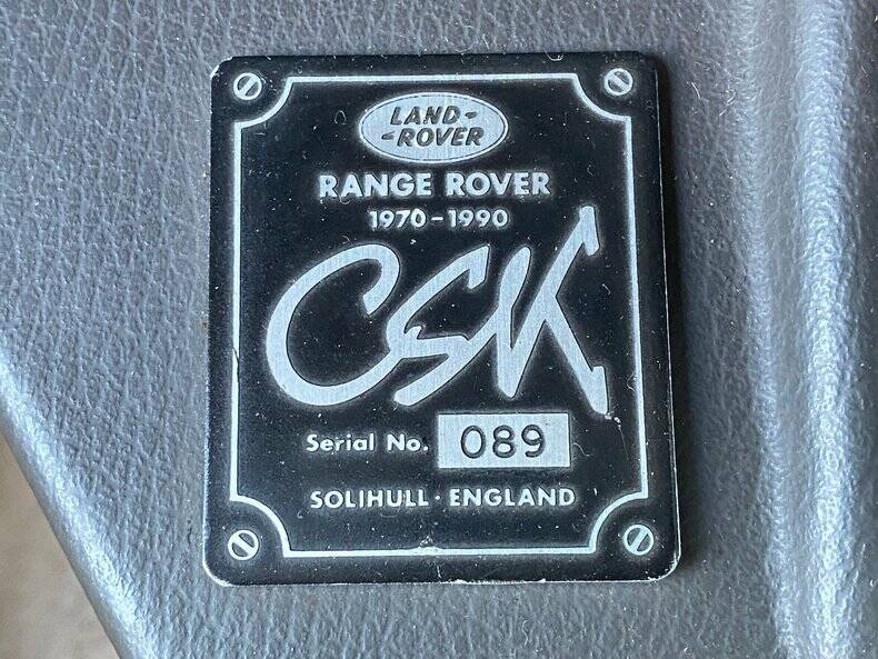 Image 50/50 of Land Rover Range Rover Classic CSK (1991)