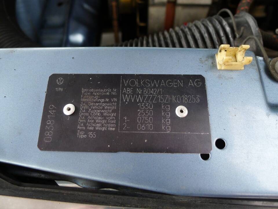 Image 15/36 of Volkswagen Golf Mk I Convertible 1.6 (1987)