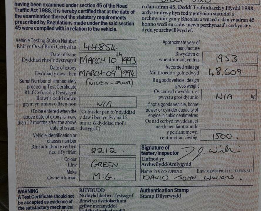Bild 27/50 von MG TD (1951)