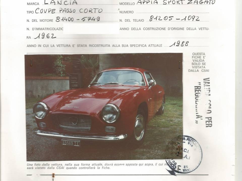 Bild 47/50 von Lancia Appia Sport (Zagato) (1962)