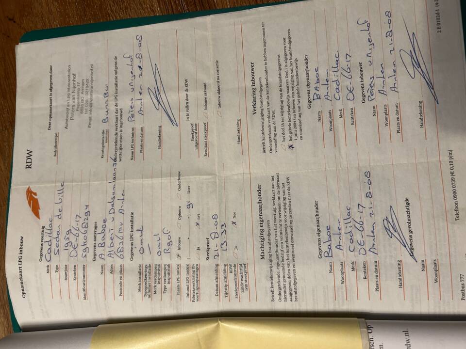 Image 56/56 of Cadillac Sedan DeVille (1959)