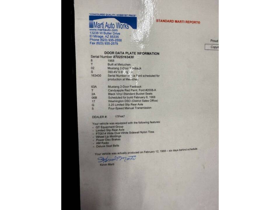 Image 34/34 of Ford Mustang 289 (1968)