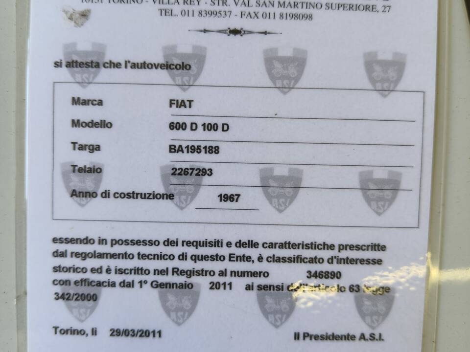 Immagine 7/10 di Abarth Fiat 1000 TC (1967)