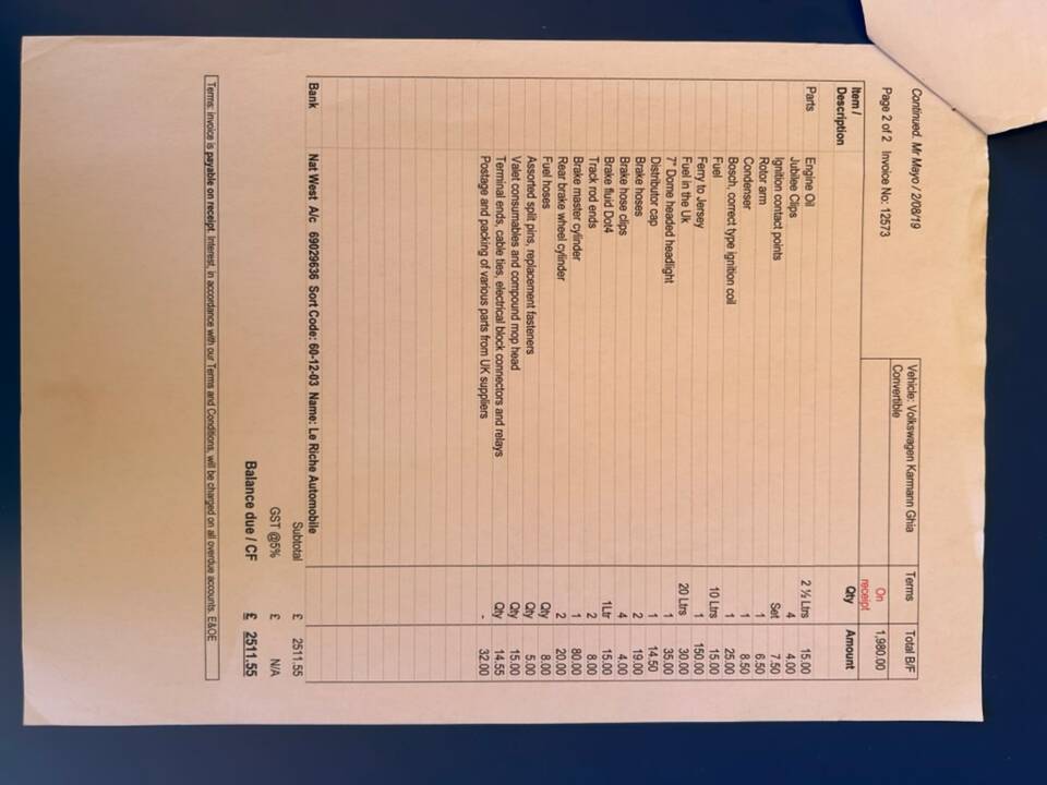 Image 78/86 of Volkswagen Karmann Ghia 1600 (1973)