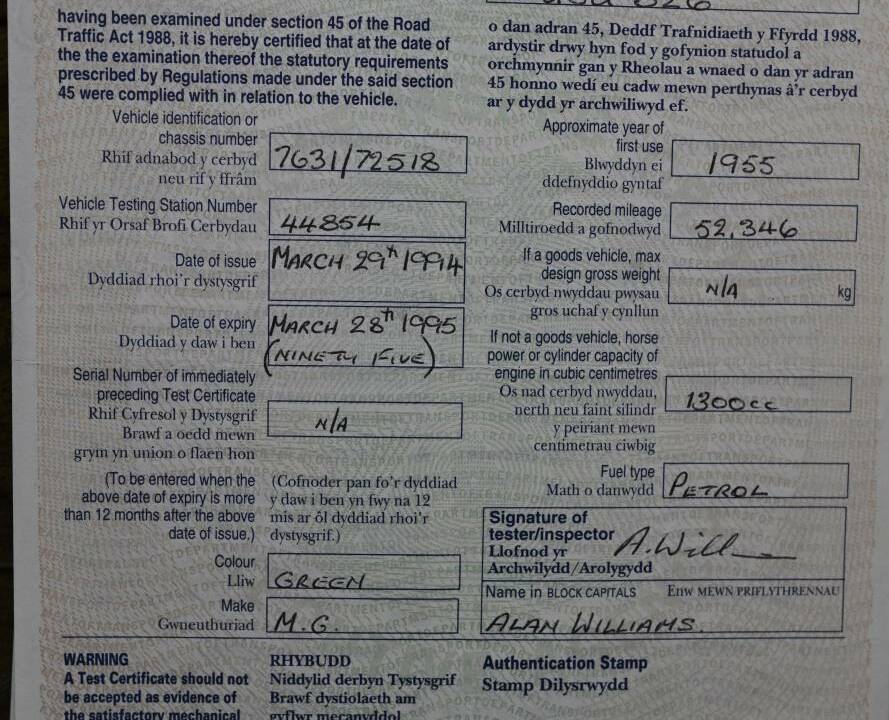 Bild 28/50 von MG TD (1951)