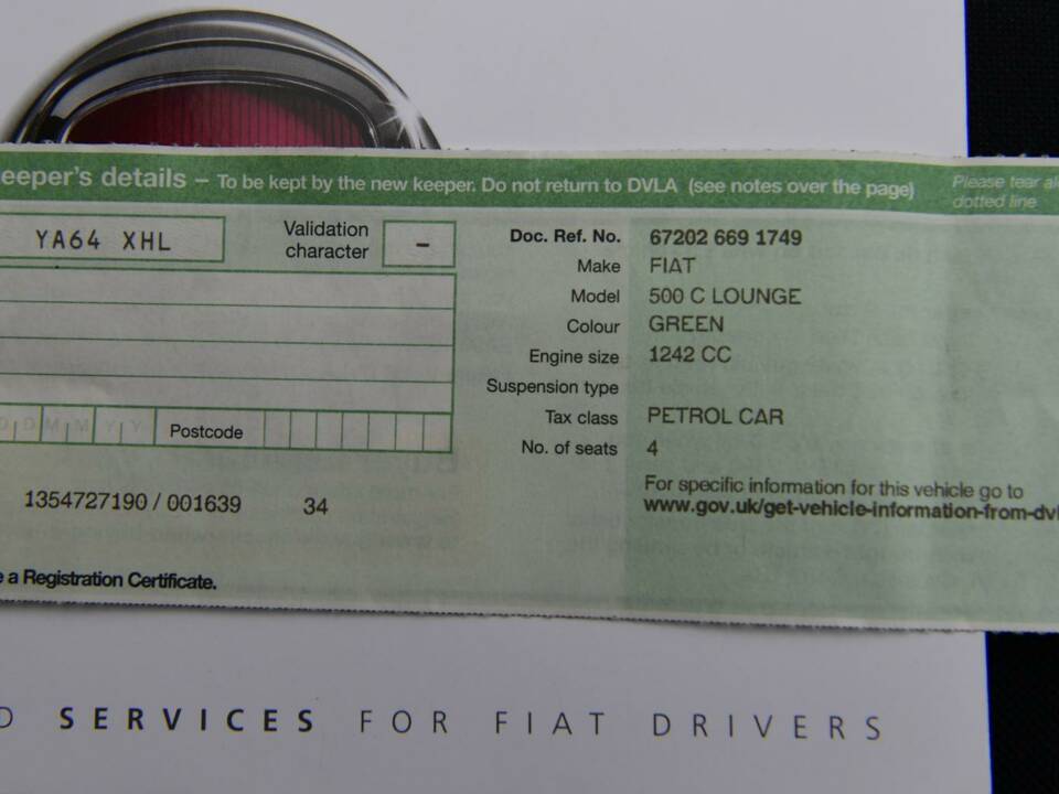 Image 45/45 of FIAT 500 C (2015)