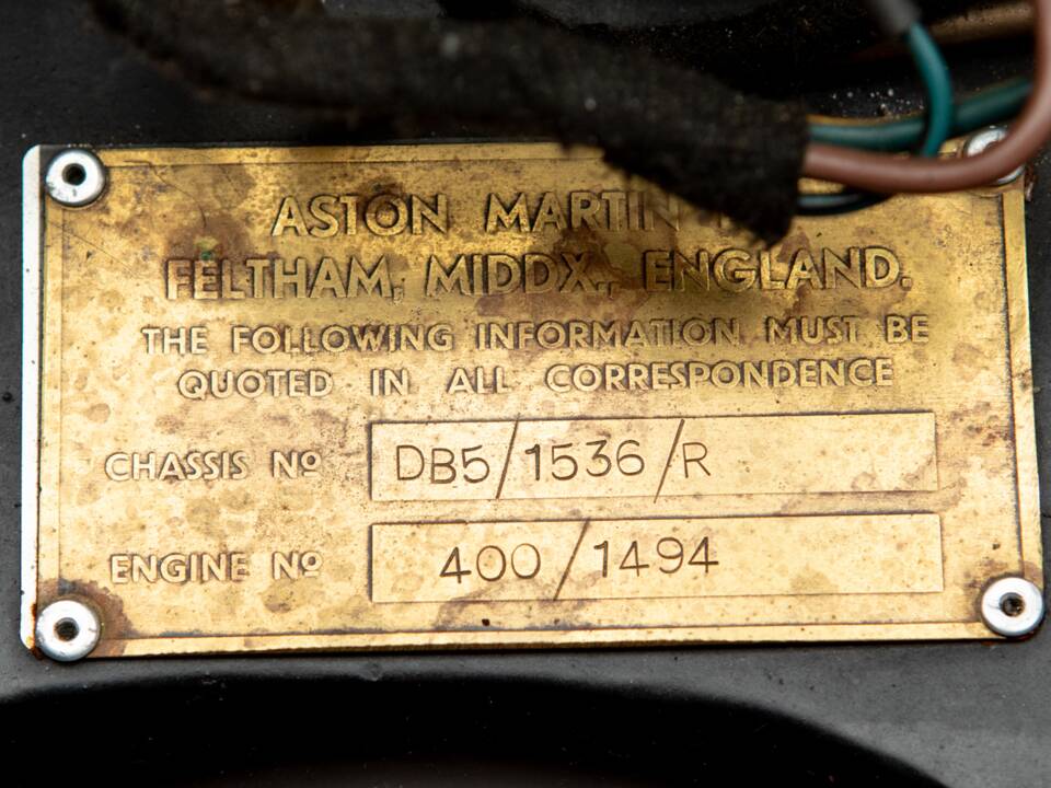 Image 21/22 of Aston Martin DB 5 (1964)