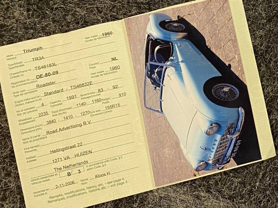 Image 39/42 of Triumph TR 3A (1960)