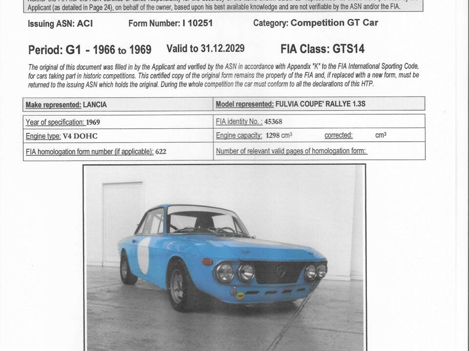 Bild 23/82 von Lancia Fulvia Rallye 1.3 S (1970)