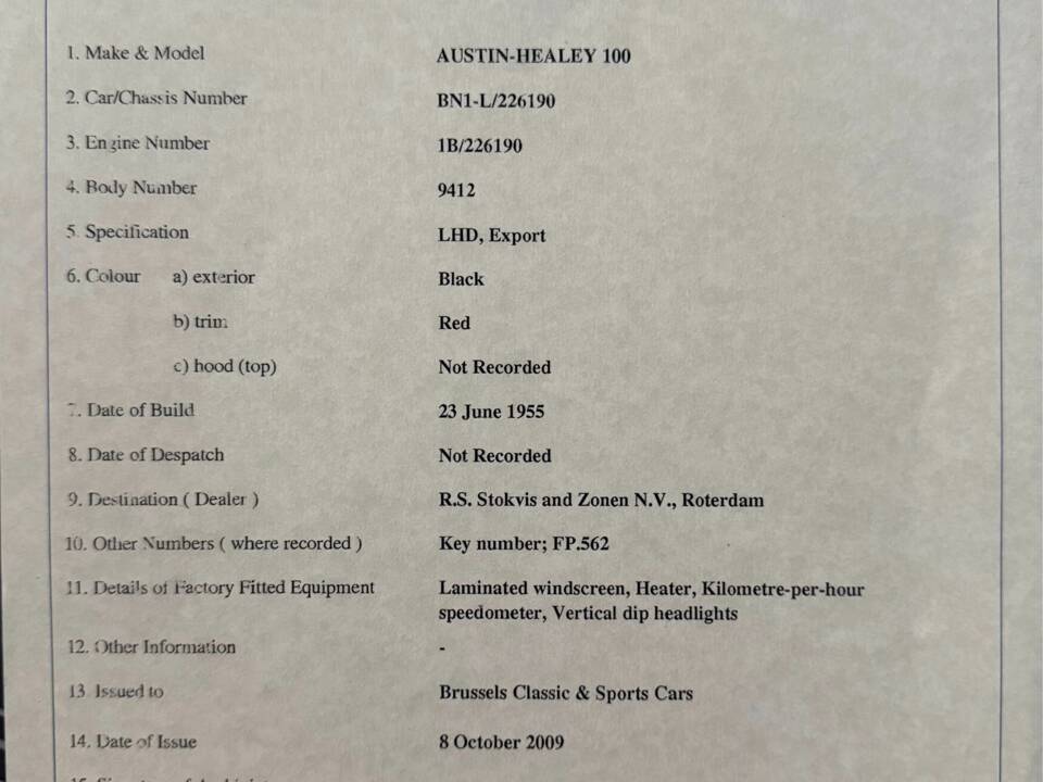 Immagine 28/28 di Austin-Healey 100/4 (BN1) (1955)