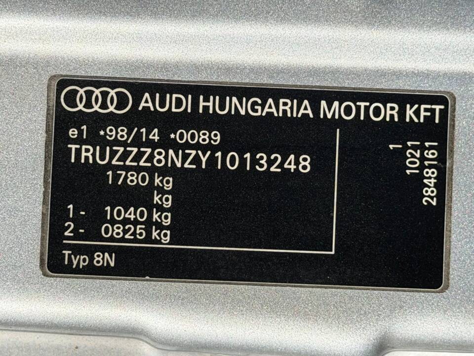Bild 11/16 von Audi TT 1.8 T quattro (1999)