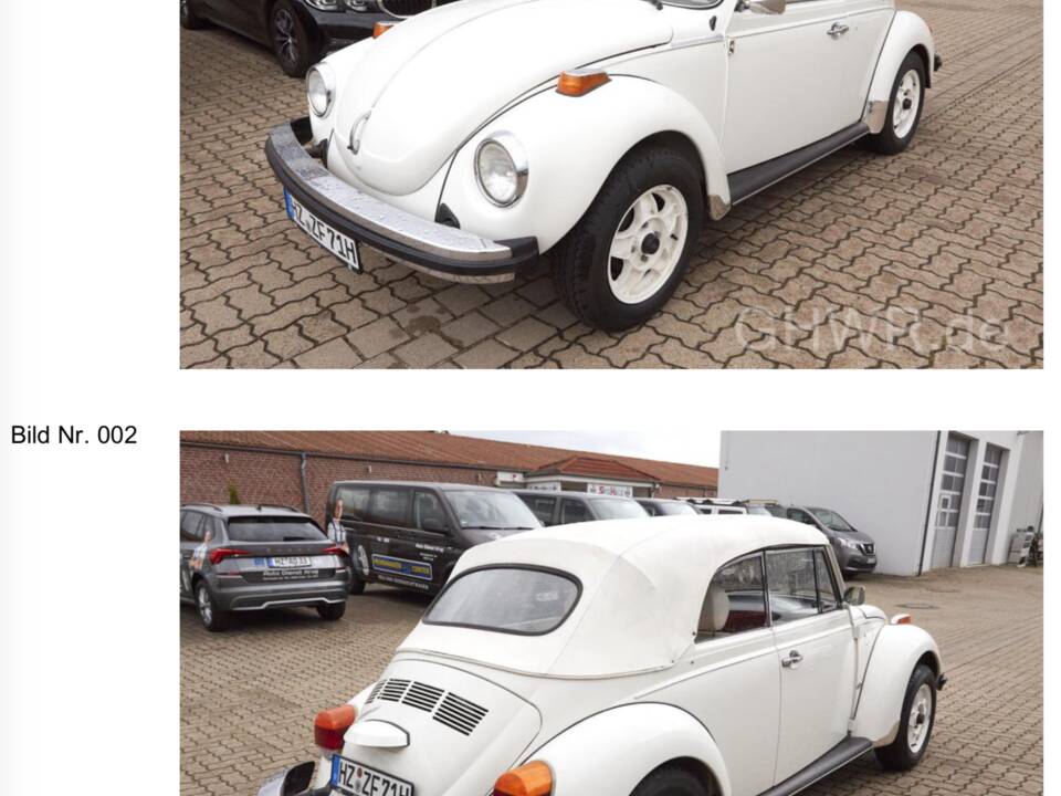 Bild 1/10 von Volkswagen Käfer 1303 "Triple White" (1977)
