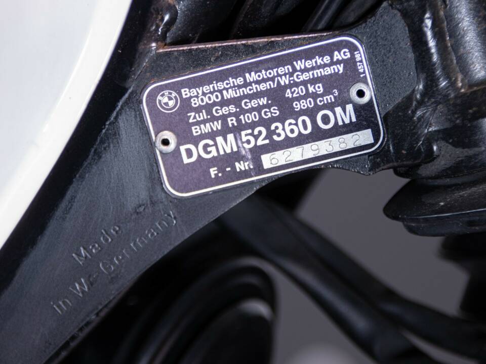 Image 17/50 of BMW R 100 G/S (1988)