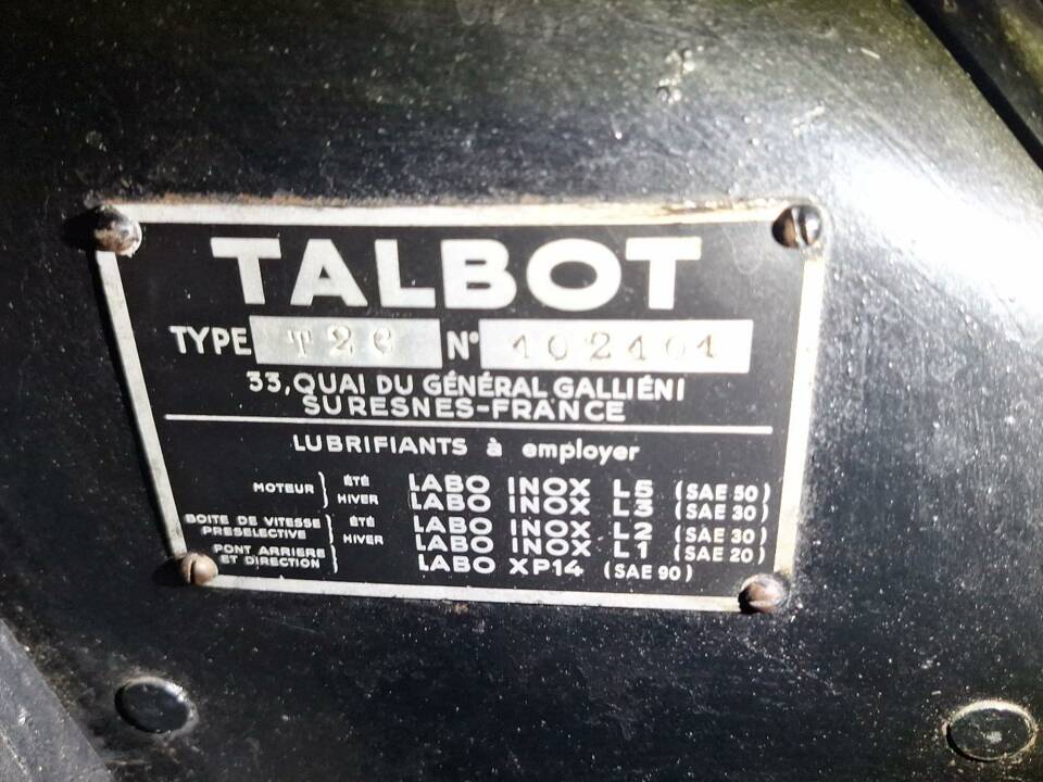 Imagen 24/25 de Talbot-Lago T26 Record (1951)