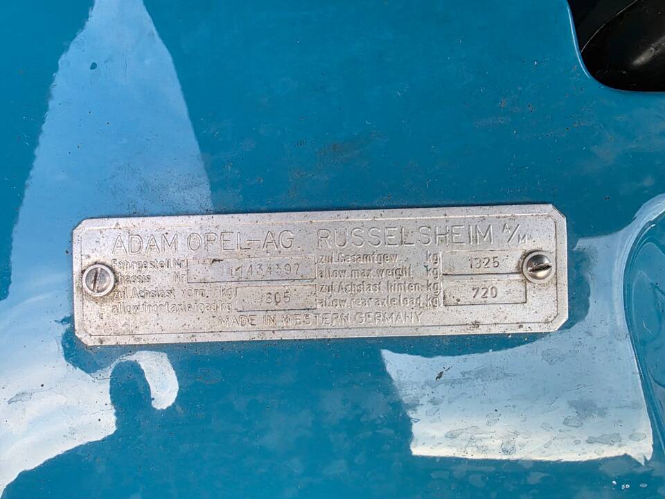 Image 7/45 de Opel Olympia Rekord 1700 (1960)