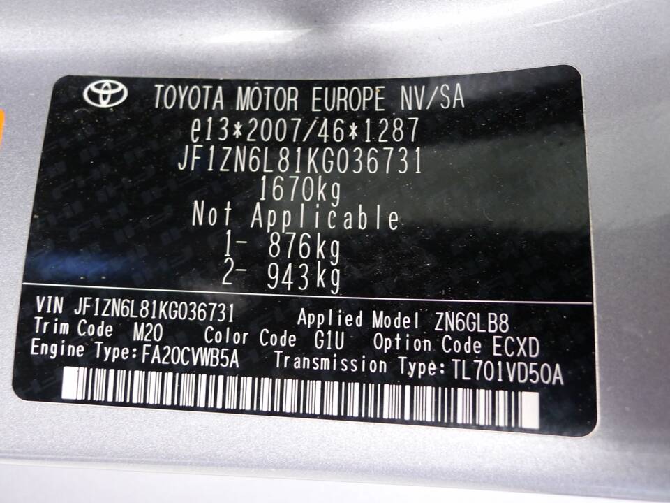 Afbeelding 11/36 van Toyota GT86 (2019)