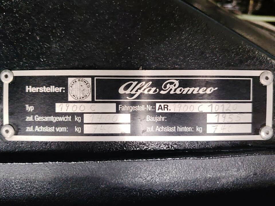 Image 66/67 of Alfa Romeo 1900 C Super Sprint Touring (1956)