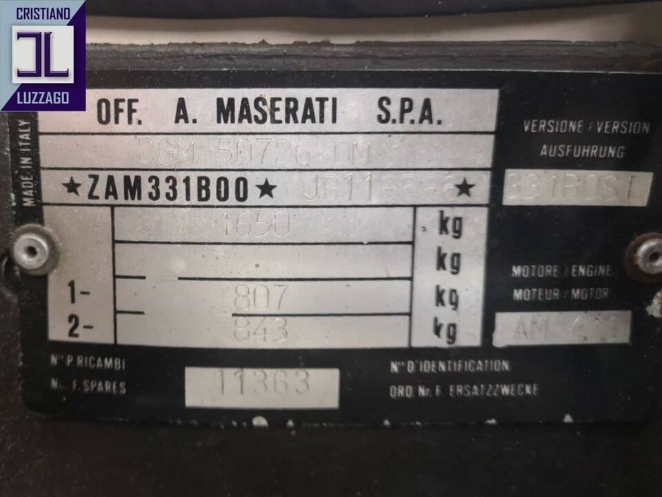 Bild 72/90 von Maserati 222 (1989)