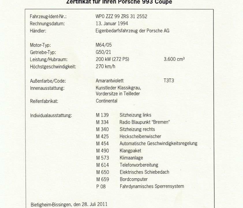 Bild 26/28 von Porsche 911 Carrera (1994)