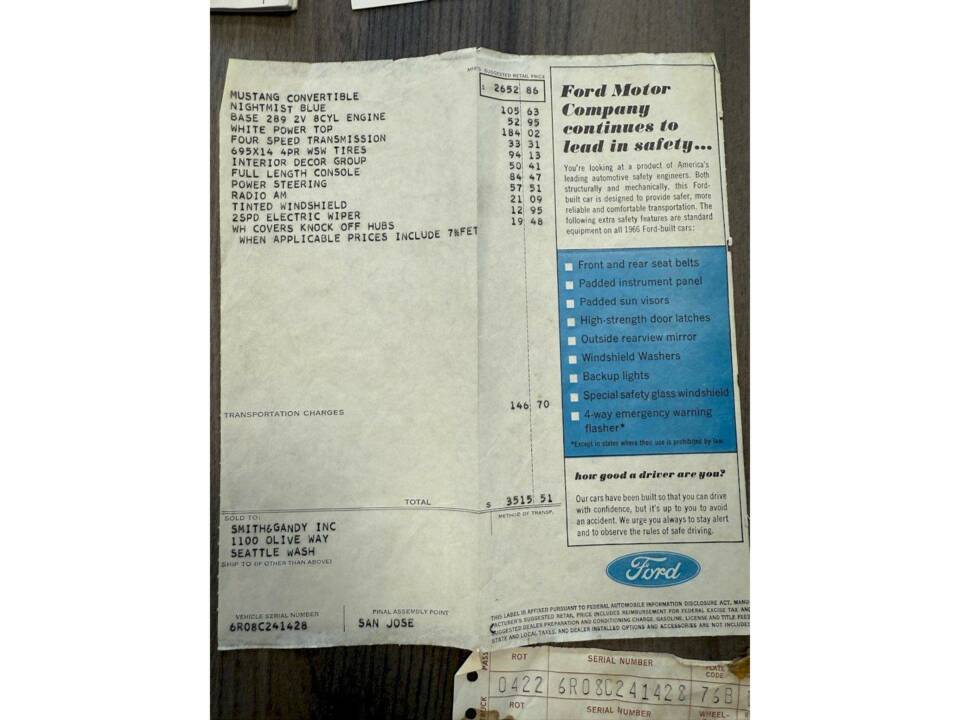 Bild 29/36 von Ford Mustang 289 (1966)