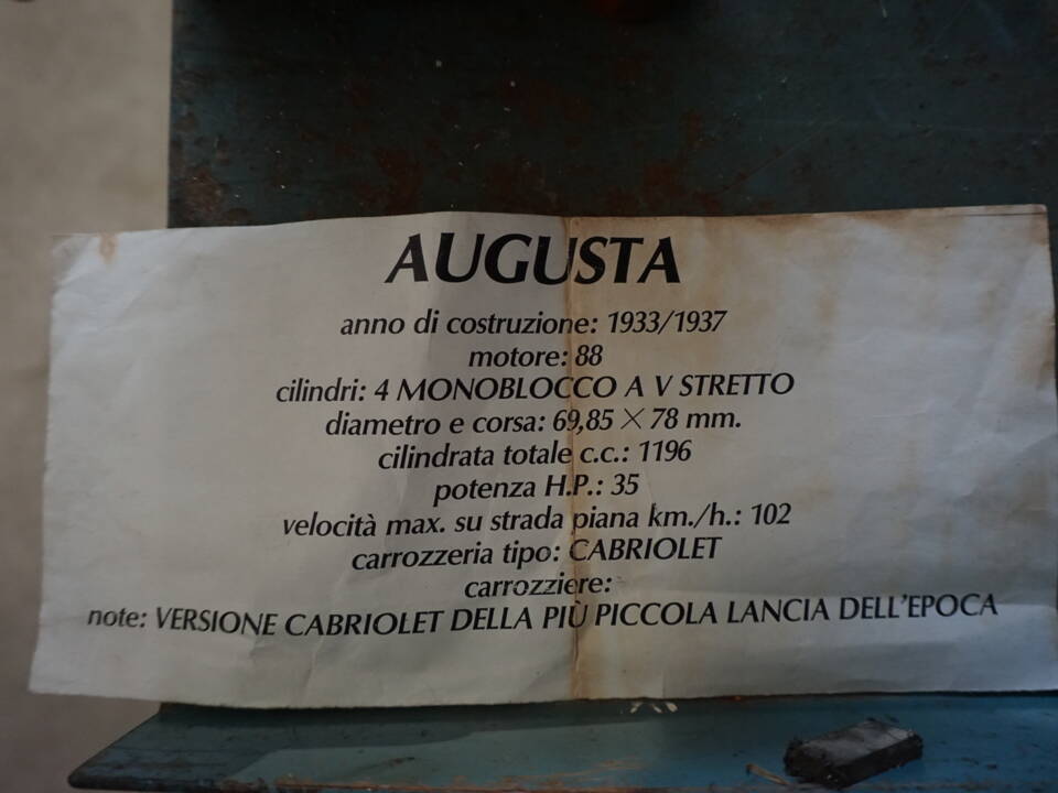Image 39/49 of Lancia Augusta (1934)