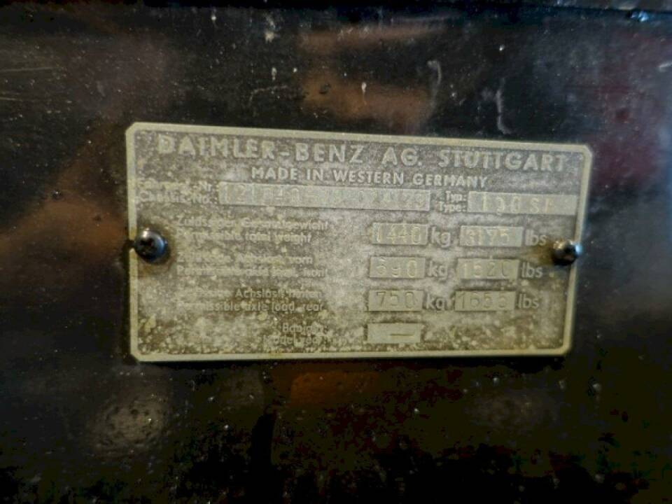 Image 43/43 of Mercedes-Benz 190 SL (1962)