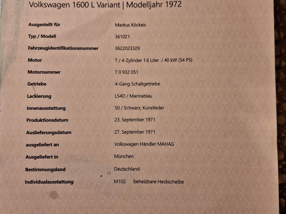 Imagen 9/66 de Volkswagen 1600 Variant (1971)