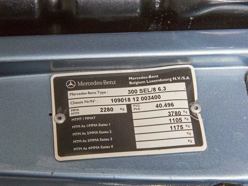 Afbeelding 8/36 van Mercedes-Benz 300 SEL 6.3 (1970)