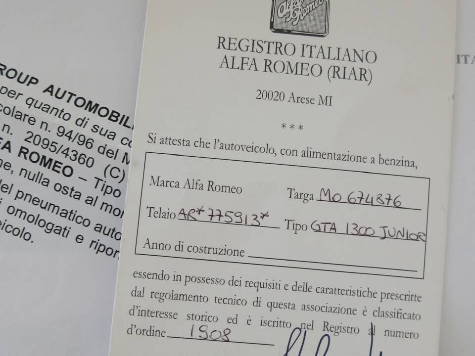 Bild 49/54 von Alfa Romeo Giulia GTA 1300 Junior (1968)