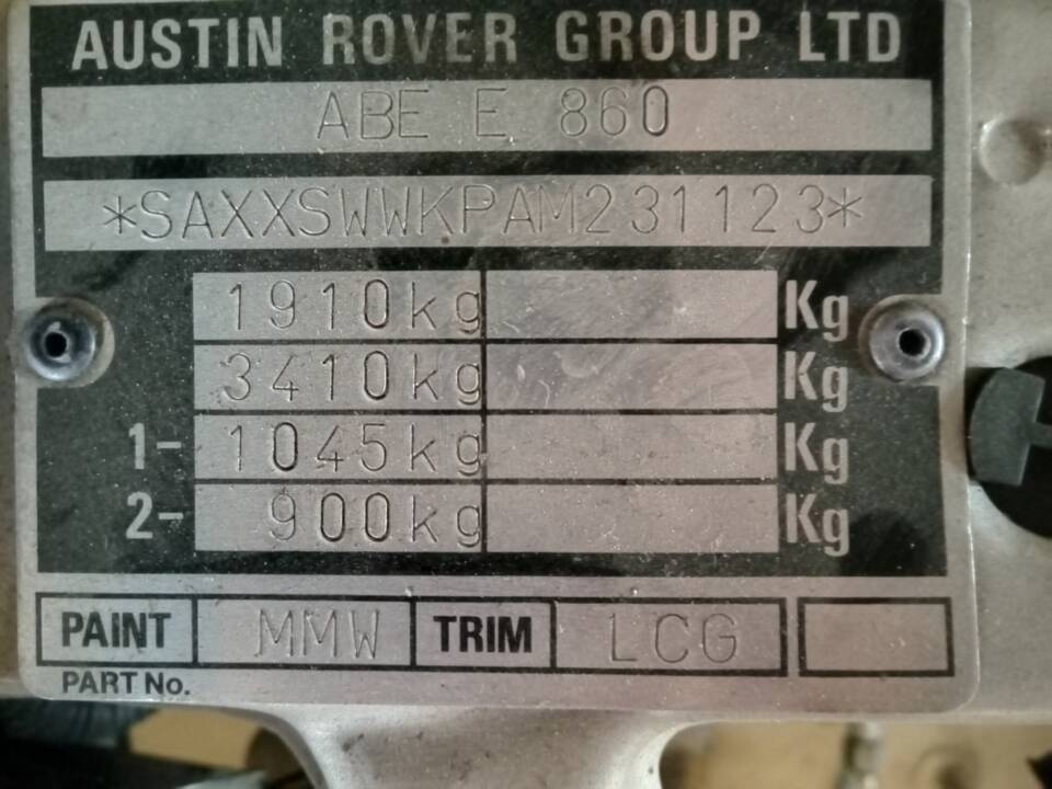 Image 27/48 of Rover 827 Si (1992)