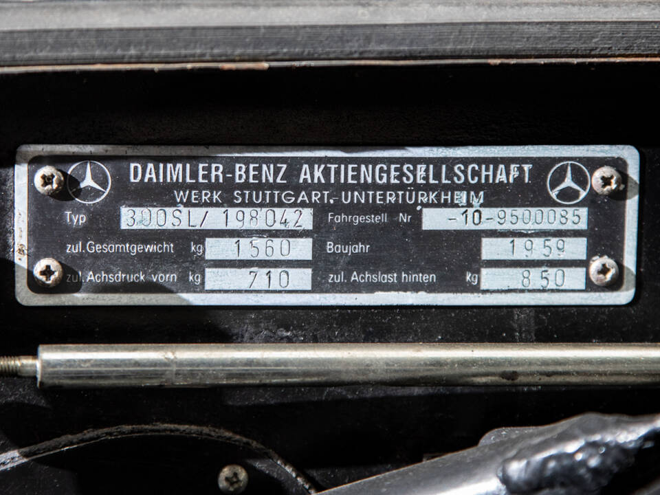 Imagen 19/21 de Mercedes-Benz 300 SL Roadster (1959)