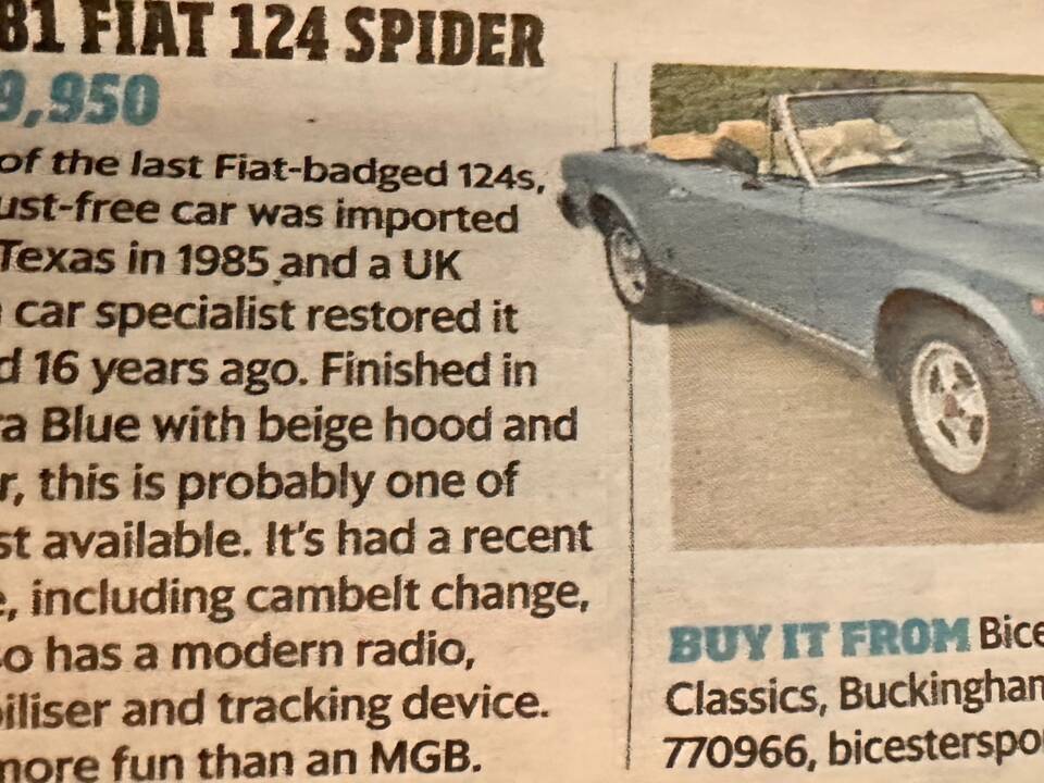Classic Car Weekly feature on the car