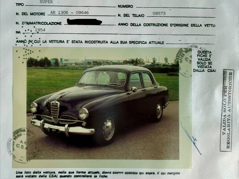 Immagine 14/17 di Alfa Romeo 1900 Super Berlina (1954)