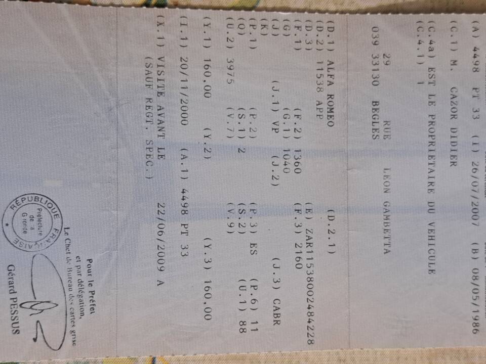 Image 7/7 de Alfa Romeo 2.0 Spider QV (1986)