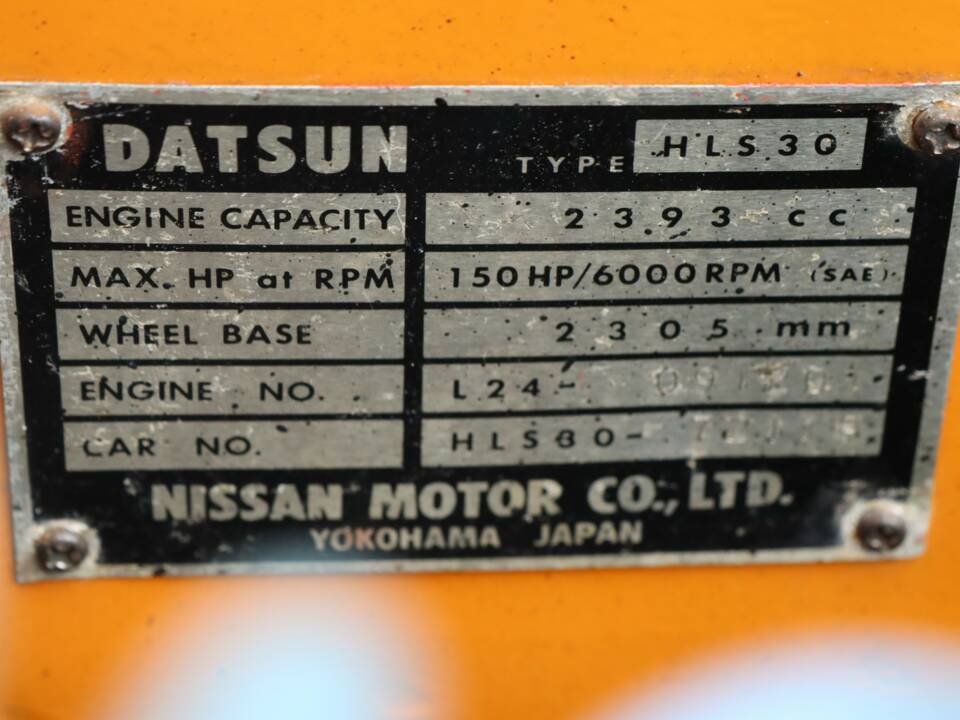 Imagen 9/50 de Datsun 240 Z (1972)