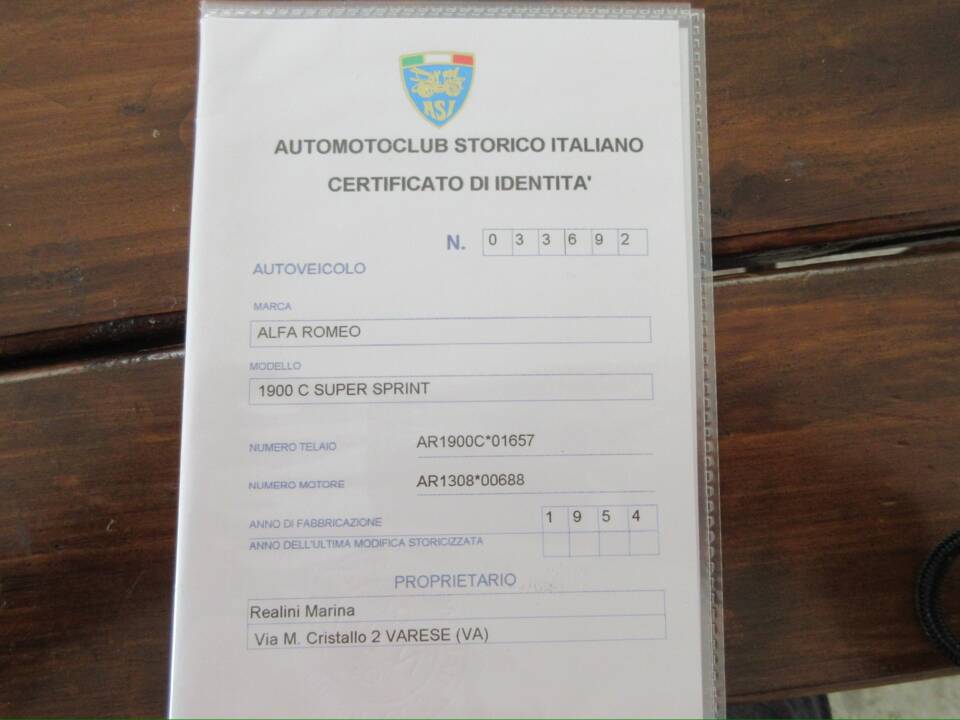 Bild 27/96 von Alfa Romeo 1900 C Super Sprint Touring (1954)