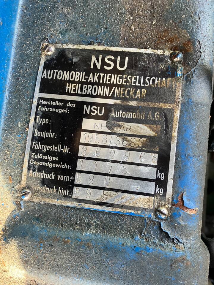 Image 26/27 of FIAT Neckar 1100 (1957)