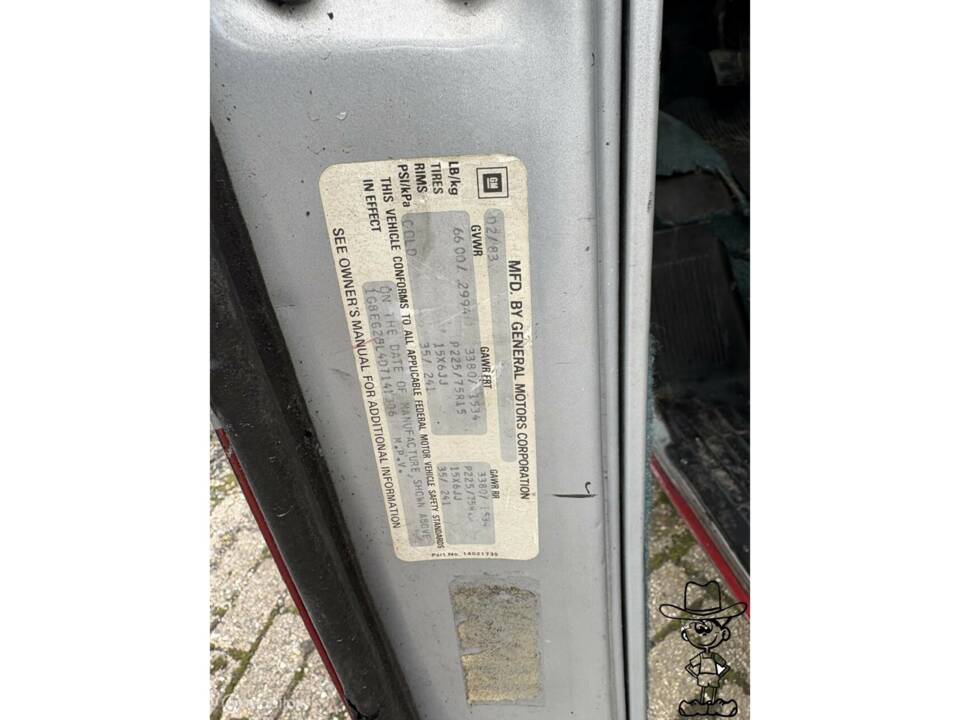 Bild 19/50 von Chevrolet Van (1983)