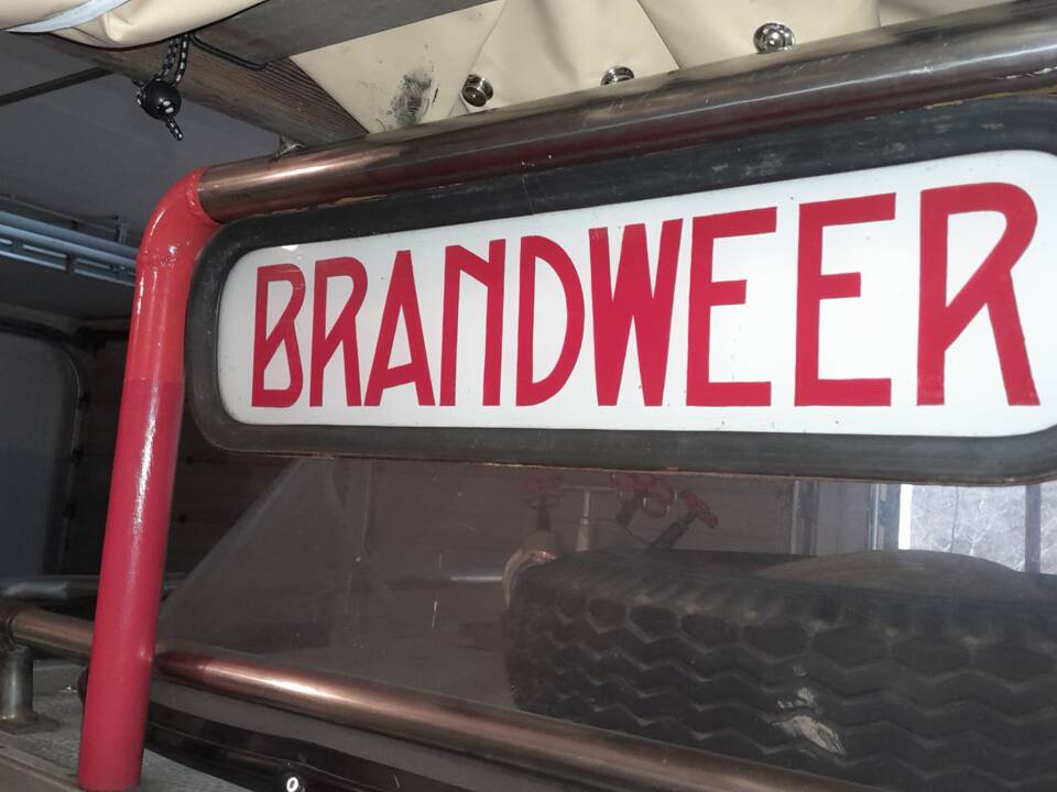 Original Feuerwehrschild Niederlande