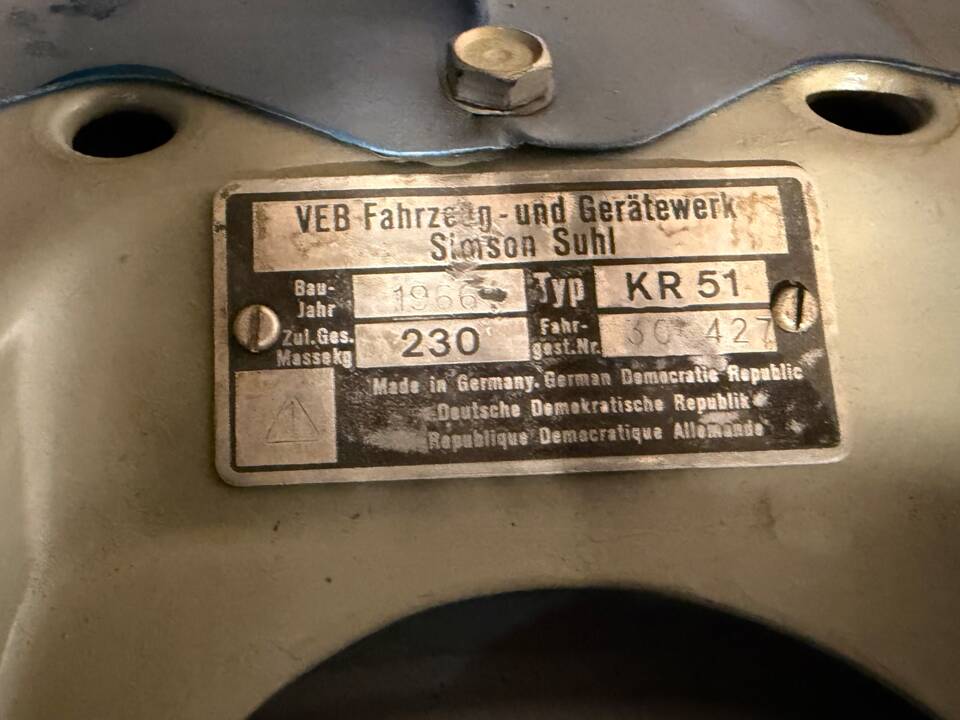 Immagine 16/19 di Simson Schwalbe KR 51 (1966)