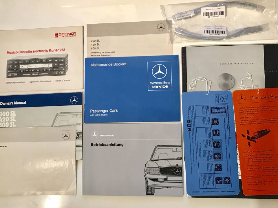 Alle Bücher, Verdeckhebel, Serviceheft...