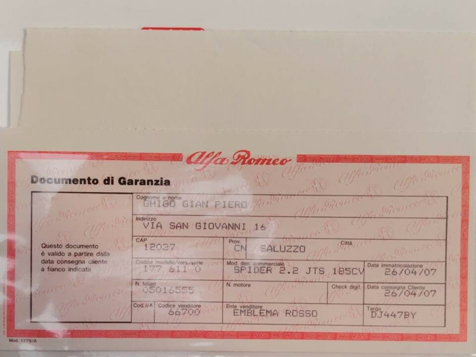 Bild 84/86 von Alfa Romeo Spider 2.2 JTS (2007)