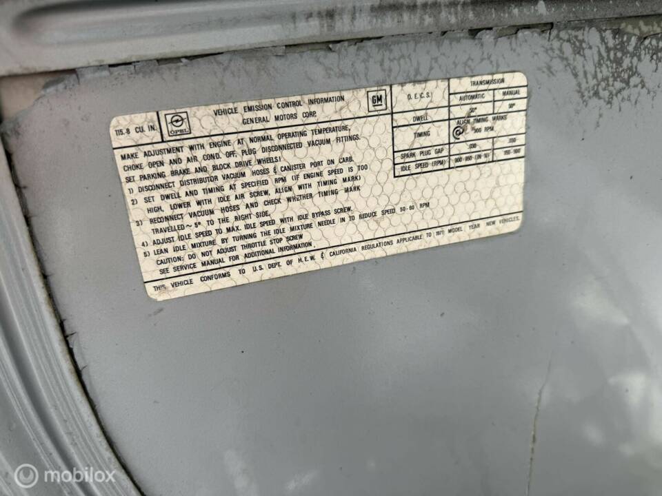 Bild 45/50 von Opel GT 1900 (1971)