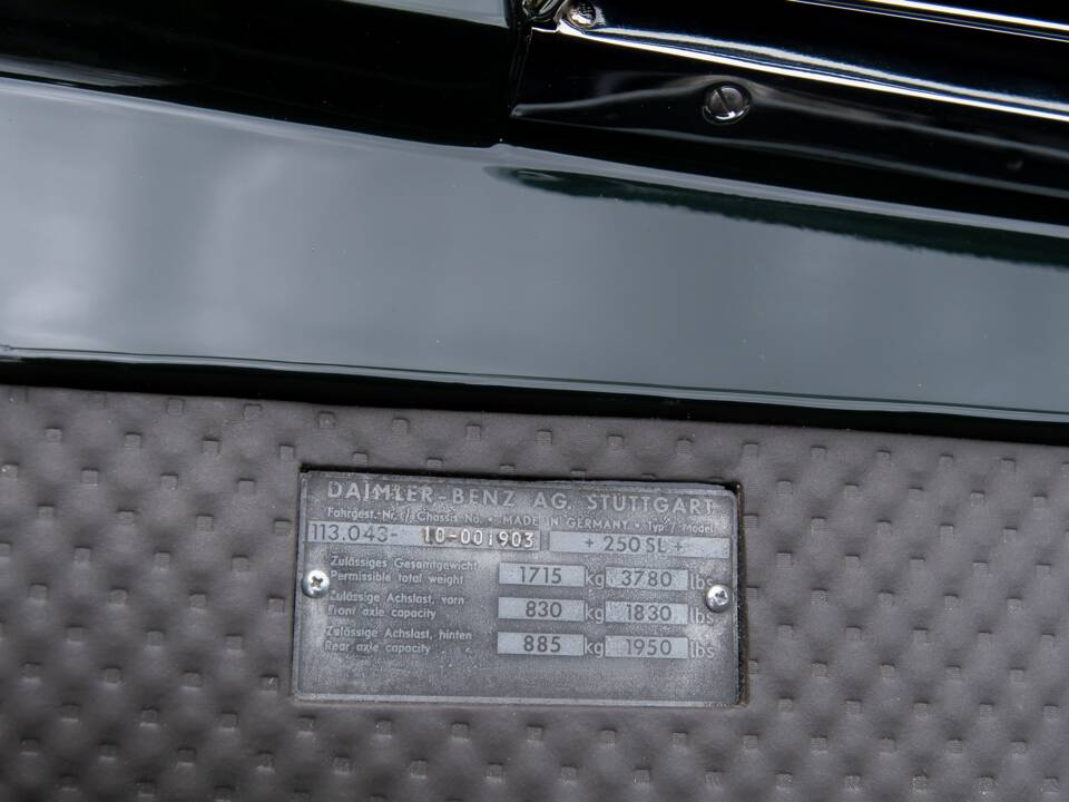 Imagen 29/30 de Mercedes-Benz 250 SL (1967)