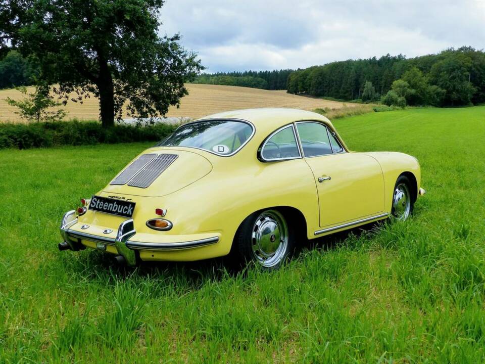 Porsche 356 C 1600 Coupé champagnergelb (Porsche 6405) 1964