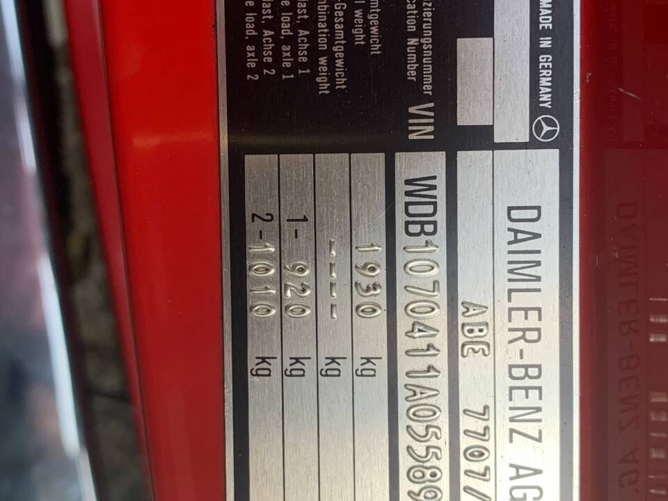 Image 22/22 de Mercedes-Benz 300 SL (1986)