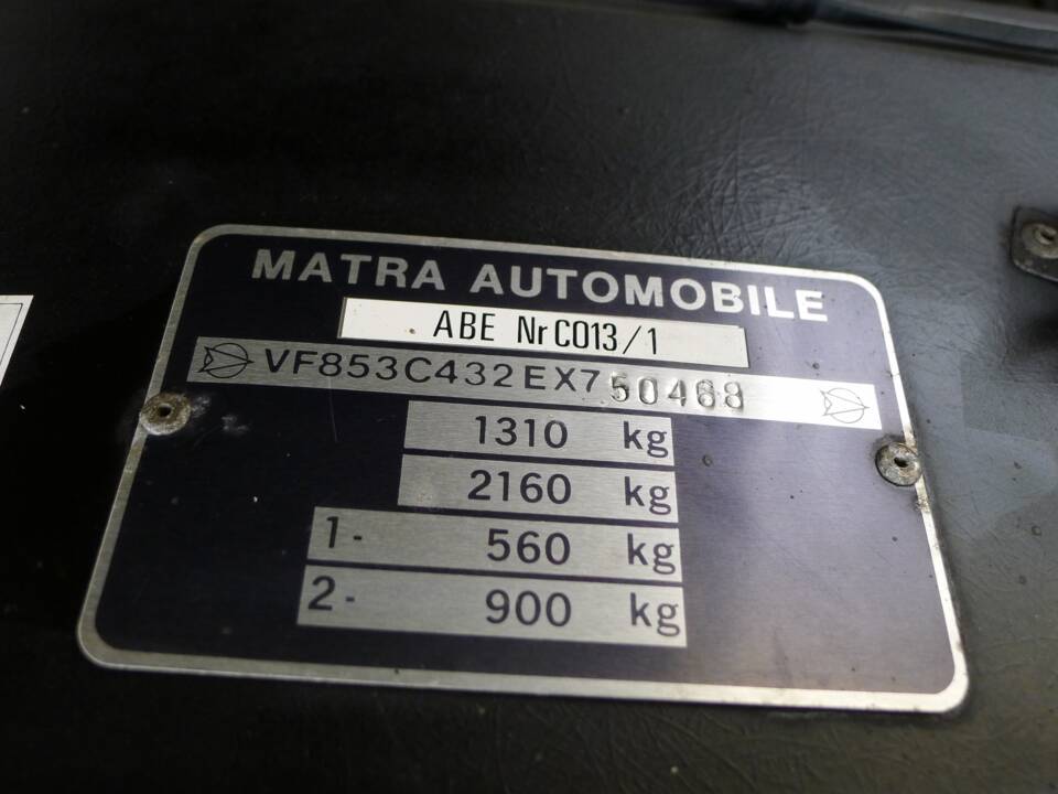 Image 2/40 of Matra Murena S (1984)