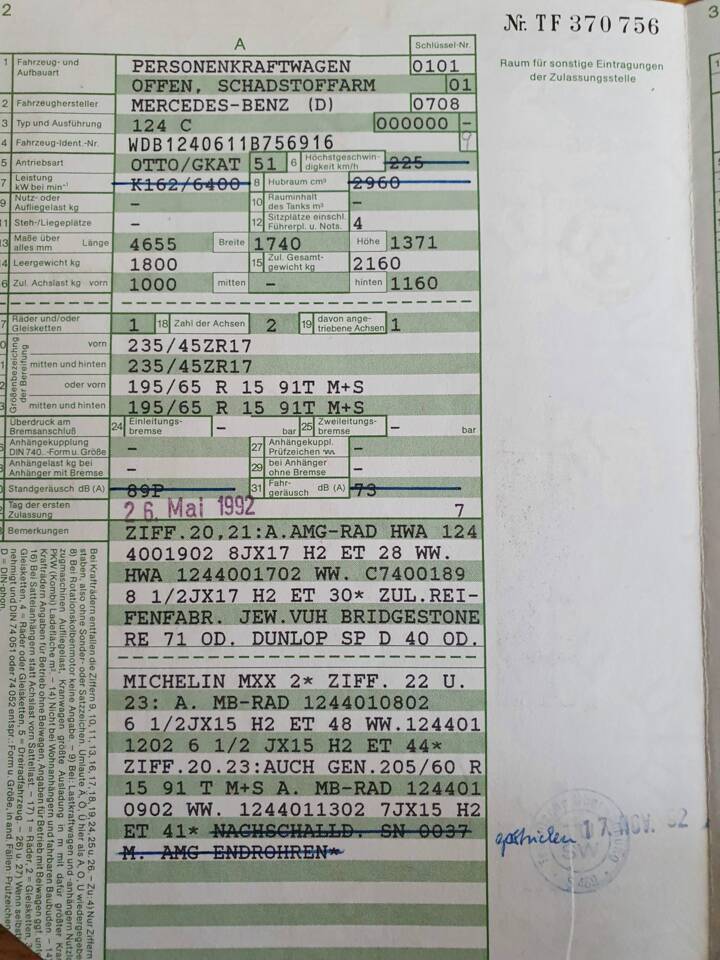 Imagen 86/94 de Mercedes-Benz 300 CE-24 3.4 AMG (1992)