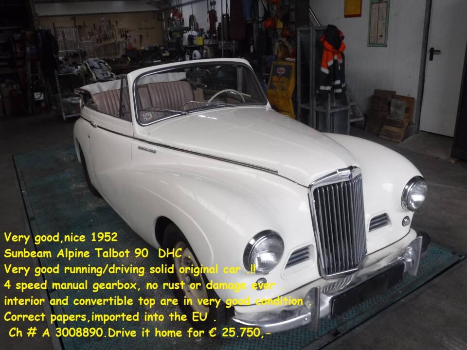 Image 25/31 of Sunbeam Alpine Talbot (1952)