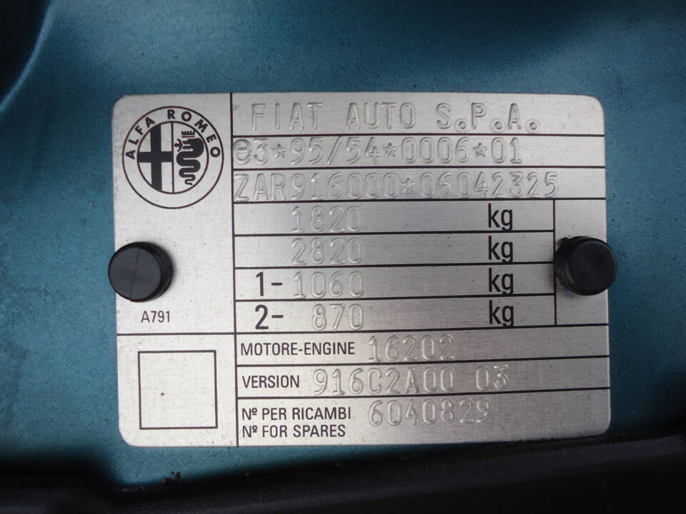 Bild 16/26 von Alfa Romeo GTV 2.0 V6 Turbo (1998)